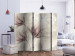 Room Divider Luminous Morning II - abstract flowers with a purple accent 133865 additionalThumb 2