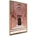 Poster Pink Arcades - composition of brick column architecture in Morocco 134765 additionalThumb 12