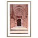 Poster Pink Arcades - composition of brick column architecture in Morocco 134765 additionalThumb 16