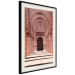 Poster Pink Arcades - composition of brick column architecture in Morocco 134765 additionalThumb 2