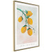 Wall Poster Sour Sweetness - English text and yellow fruits on a pastel background 135165 additionalThumb 21