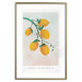 Wall Poster Sour Sweetness - English text and yellow fruits on a pastel background 135165 additionalThumb 2