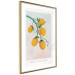 Wall Poster Sour Sweetness - English text and yellow fruits on a pastel background 135165 additionalThumb 19