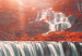 Large canvas print Awesome Waterfall - Red II [Large Format] 136365 additionalThumb 4