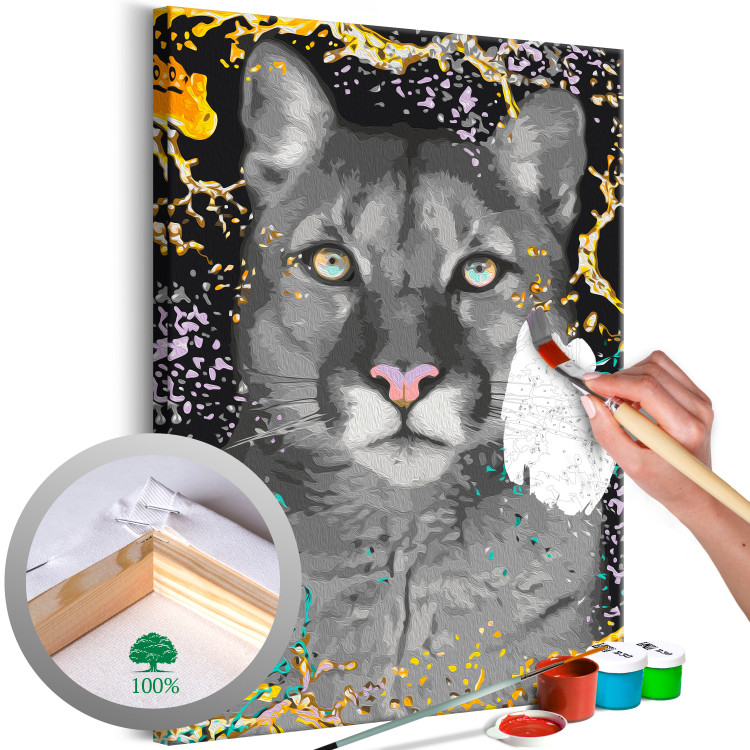 Paint by Number Kit Noble Puma 142765