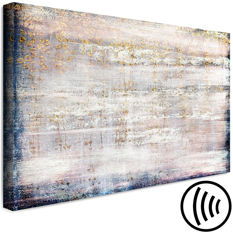 Canvas Print Horizontal Abstraction (1-piece) - horizontal arrangement of beige hues 143865 additionalImage 6