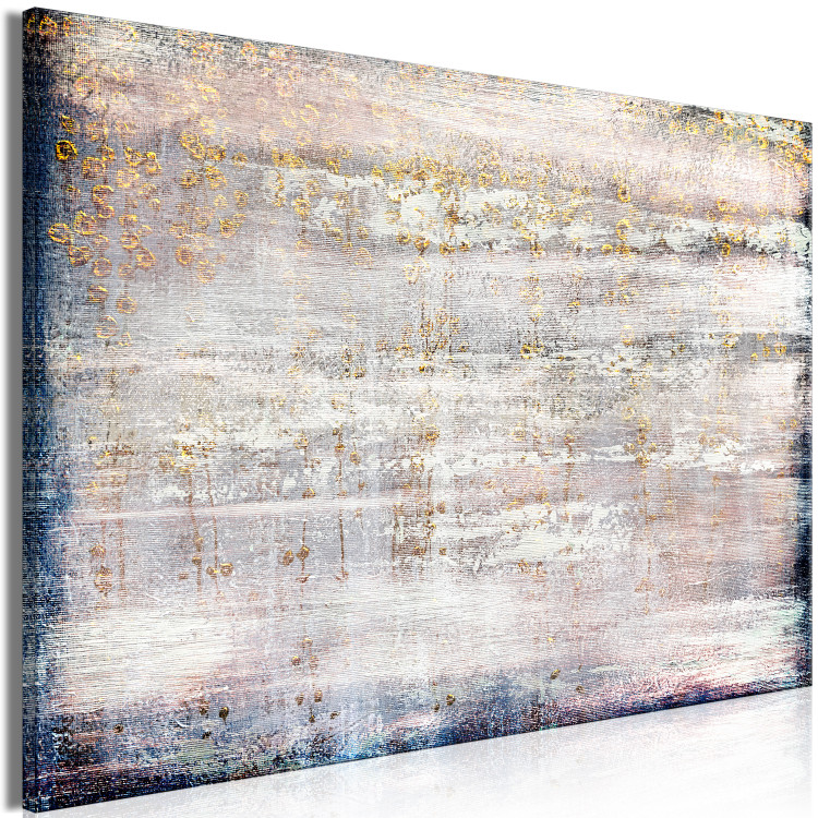 Canvas Print Horizontal Abstraction (1-piece) - horizontal arrangement of beige hues 143865 additionalImage 2