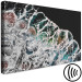 Canvas Water Abstraction (1-piece) - colorful foamy waves of black water 145165 additionalThumb 6