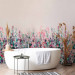 Wall Mural Pink Meadow - Painted Landscape of Wild Flowers in the Style of a Boho 145265 additionalThumb 8