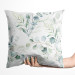 Decorative Velor Pillow Little branches - composition with a plant motif on a white background 147165 additionalThumb 2