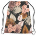 Backpack Elegant bouquet - red flowers and foliage in white and brown 147565 additionalThumb 2