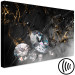 Canvas Art Print Abstraction with Diamonds (1-piece) - crystals on a black-gold background 148965 additionalThumb 6