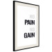 Poster Cheering Text on a White Background - Inscription in Black and a Shade of Gray 149265 additionalThumb 9
