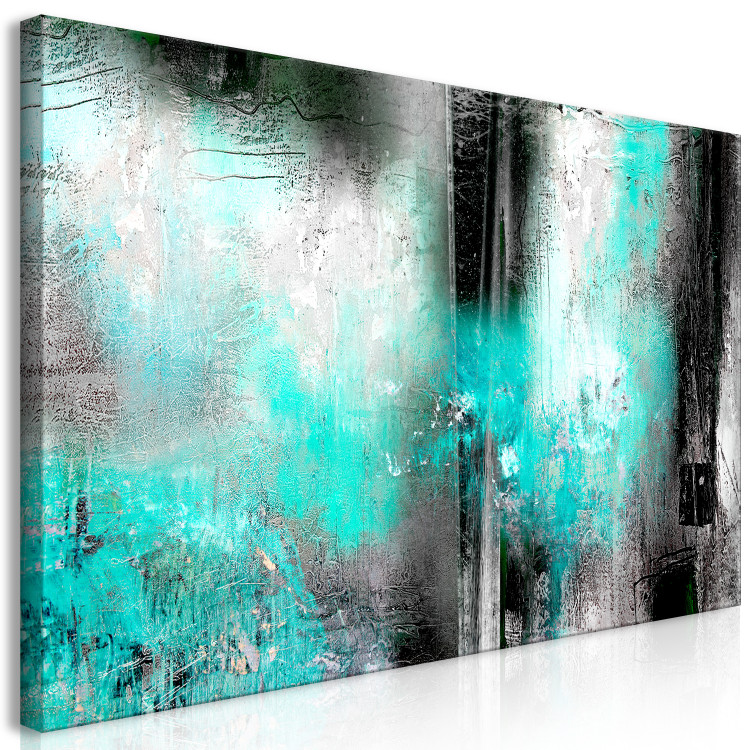 Large canvas print Turquoise Fog II [Large Format] 149665 additionalImage 2