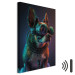 Canvas AI Boston Terrier Dog - Green Cyber Animal Wearing Cyberpunk Glasses - Vertical 150165 additionalThumb 8