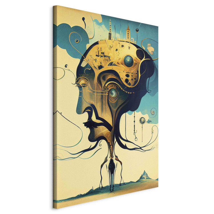 Canvas Surrealistic Portrait - An Abstract Representation of a Man 151065 additionalImage 2