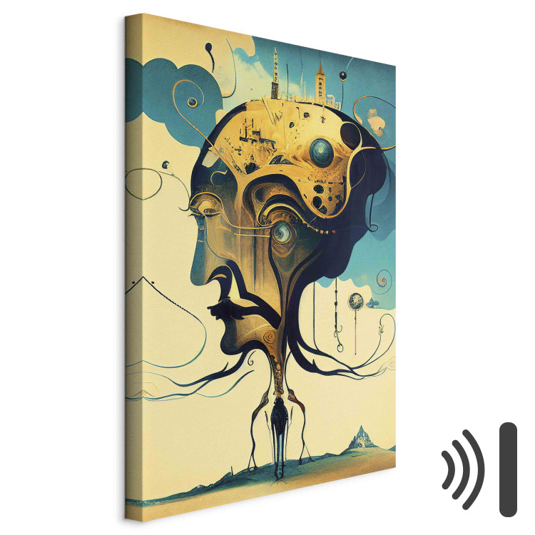 Canvas Surrealistic Portrait - An Abstract Representation of a Man 151065 additionalImage 8