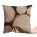 Decorative Velor Pillow Cross-Section of a Tree - Rustic Composition With Tree Rings 151365 additionalThumb 2
