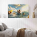 Large canvas print Floating Animals - Summer Vacation Time Spent Surfing the Waves [Large Format] 151565