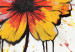 Wall Poster Graffiti Flower - Colorful Composition on the Wall in Banksy Style 151765 additionalThumb 2