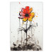 Wall Poster Graffiti Flower - Colorful Composition on the Wall in Banksy Style 151765