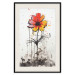 Wall Poster Graffiti Flower - Colorful Composition on the Wall in Banksy Style 151765 additionalThumb 24