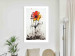 Wall Poster Graffiti Flower - Colorful Composition on the Wall in Banksy Style 151765 additionalThumb 12