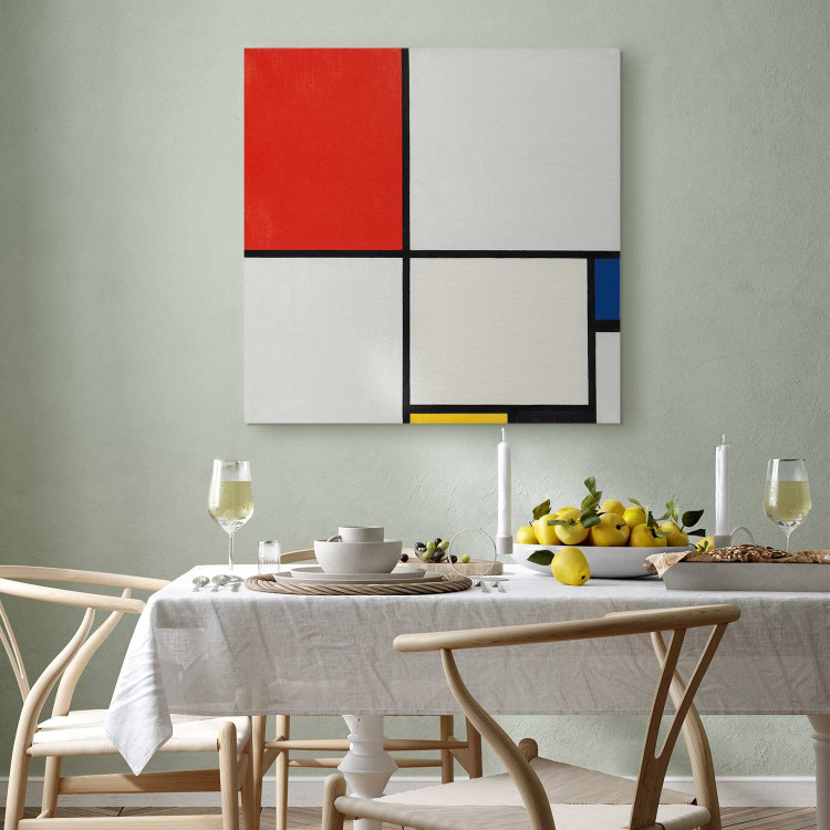 Reproduction Painting Composition No. III, with red, blue, yellow and black 152165 additionalImage 5