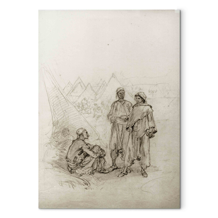 Reproduction Painting Studie von kriegsgefangenen Marokkanern (Wahner Heide) 158965