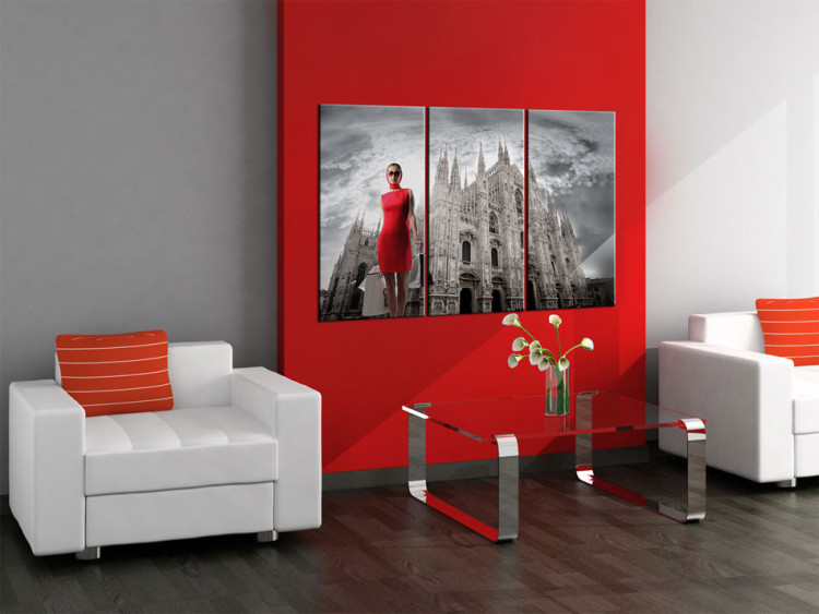 Canvas Print Milan- the capital of fashion 50565 additionalImage 3