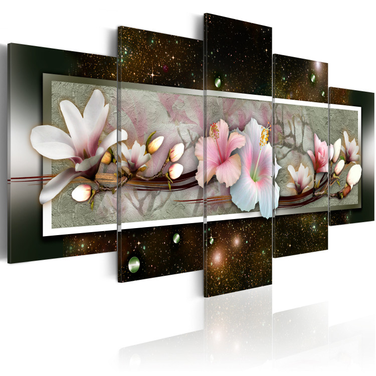 Canvas Print Hibiscus - abstract pattern 56165 additionalImage 2