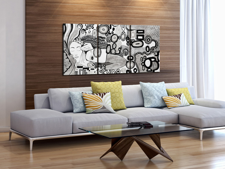 Canvas Art Print Silver Kiss 94165 additionalImage 3