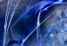 Canvas Dandelions: Blue Glow - Romantic Dandelion Flower in Glow 98065 additionalThumb 5