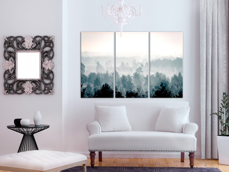 Canvas Art Print Winter Forest (3 Parts) 108175 additionalImage 3