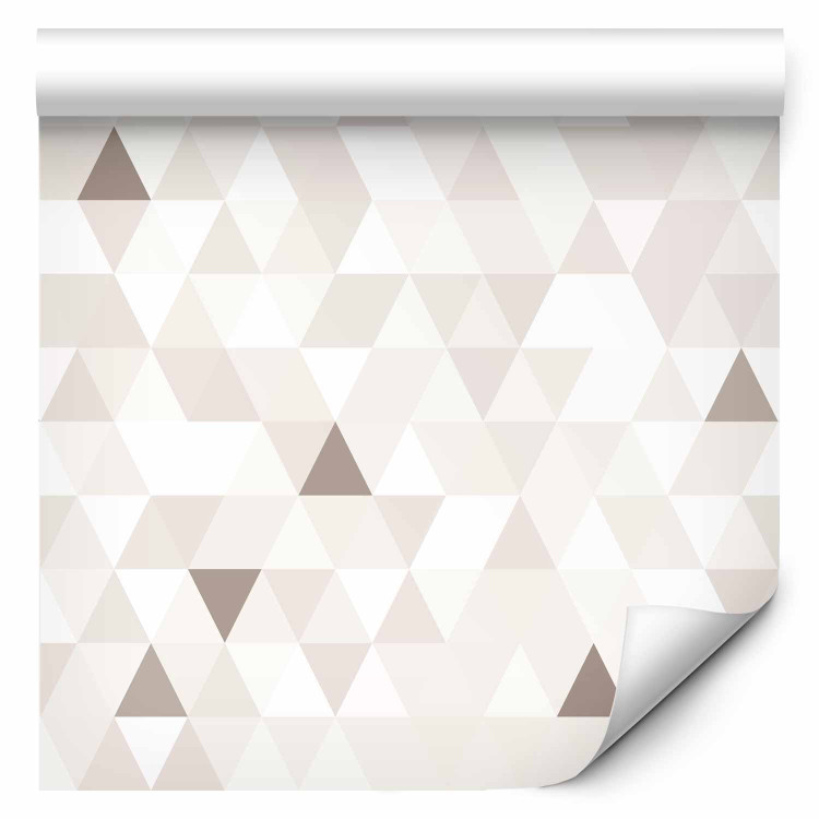 Wallpaper Shimmering Triangles (Beige) 108275 additionalImage 1