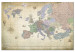 Canvas Print Map of Europe (1 Part) Wide 114075