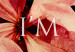 Poster I'm unique - English text on a background of colorful flower petals 114375 additionalThumb 8