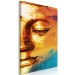 Canvas Print Calmness on the Face (1-part) - Portrait of Buddha Sculpture in Zen Spirit 114975 additionalThumb 2