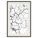 Wall Poster Cracked earth - black and white composition with irregular texture 115075 additionalThumb 18
