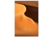 Canvas Print Desert dune - a single-color, minimalist landscape with sand 116475