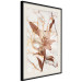 Poster Milan Lily - botanical composition with a flower on a marble background 118275 additionalThumb 3