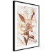 Poster Milan Lily - botanical composition with a flower on a marble background 118275 additionalThumb 13