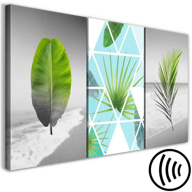 Canvas Leaves on the Beach (3 Parts) 118475 additionalImage 6