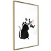 Poster Rat Photographer - black and white Banksy-style graffiti with an animal 118775 additionalThumb 6