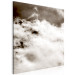Canvas Clouds of time - artistic black and white photo of the clouded skies 122675 additionalThumb 2
