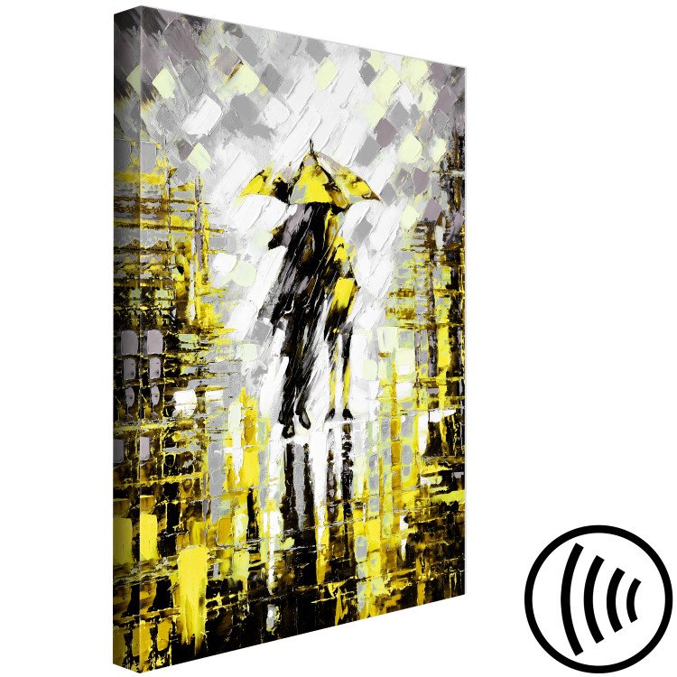 Canvas Print Lovers in Colour (1 Part) Vertical Yellow 123075 additionalImage 6