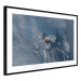 Poster Blue Planet - space satellite above Earth against the backdrop of sky and clouds 123175 additionalThumb 4