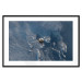 Poster Blue Planet - space satellite above Earth against the backdrop of sky and clouds 123175 additionalThumb 17