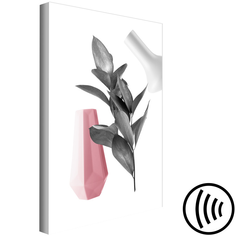 Canvas Print Leaves and vases - a modern composition with a botanical motif 123275 additionalImage 6
