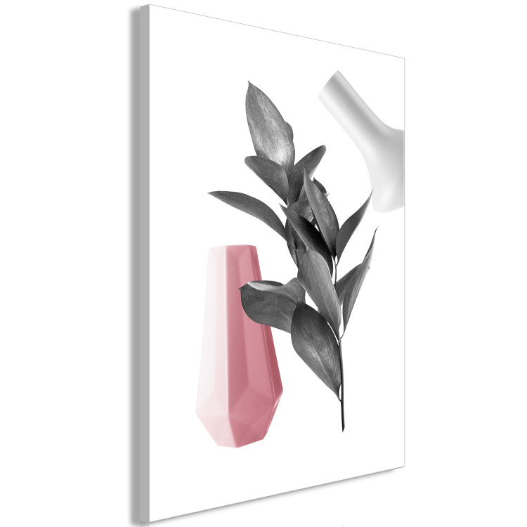 Canvas Print Leaves and vases - a modern composition with a botanical motif 123275 additionalImage 2
